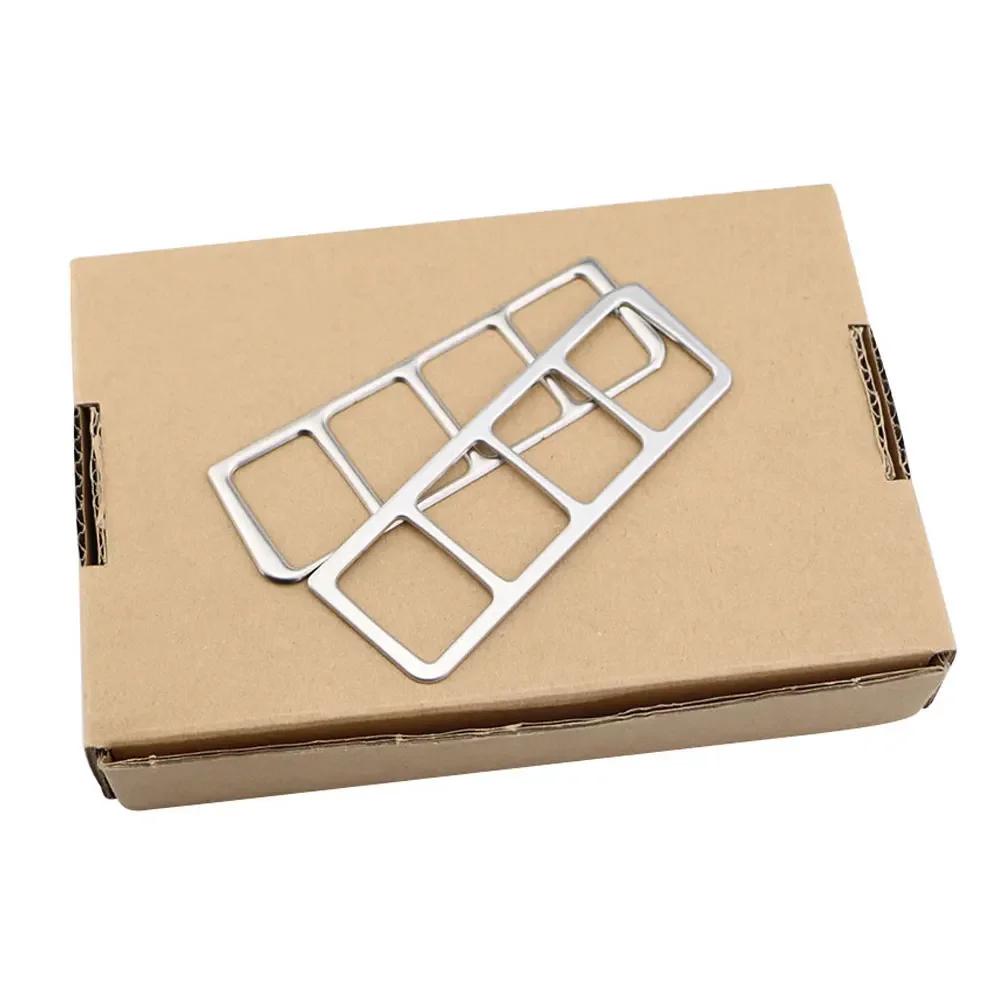 Car Fog Lamp ECO Switch Panel Frame Trim for Nissan X-trail T32 Qashqai J11 2014 - 2021 LHD Stainless Steel Sticker Accessories