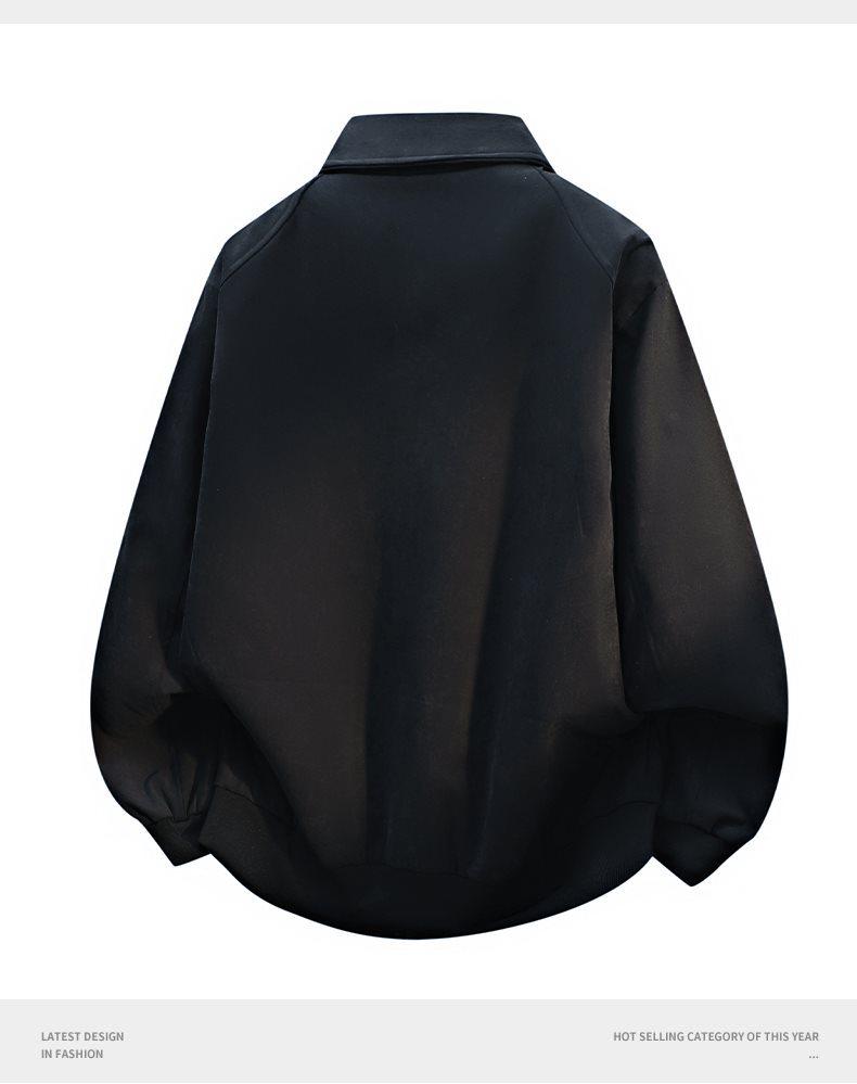 2026 Men's Trendy Loose Lapel Jacket - Versatile Cross-Border Outerwear Top