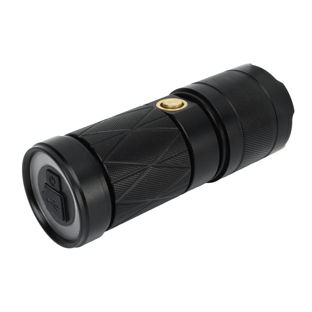 Mini LED Flashlight Portable USB Rechargeable Telescopic Zoom High Brightness LED Torch for Outdoor