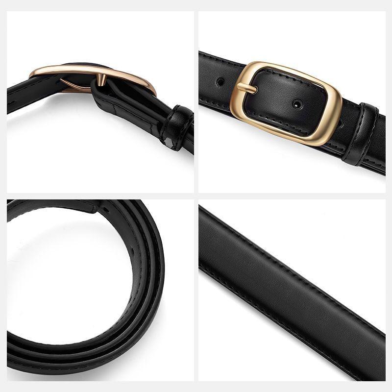 Stylish Vintage Womens Belt For Summer 2024 With Durable Two Layer Leather Design