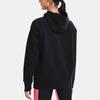 Under Armour Rival Big Logo Fleece Training Hoodie Women Hoodies Black 1366112-001