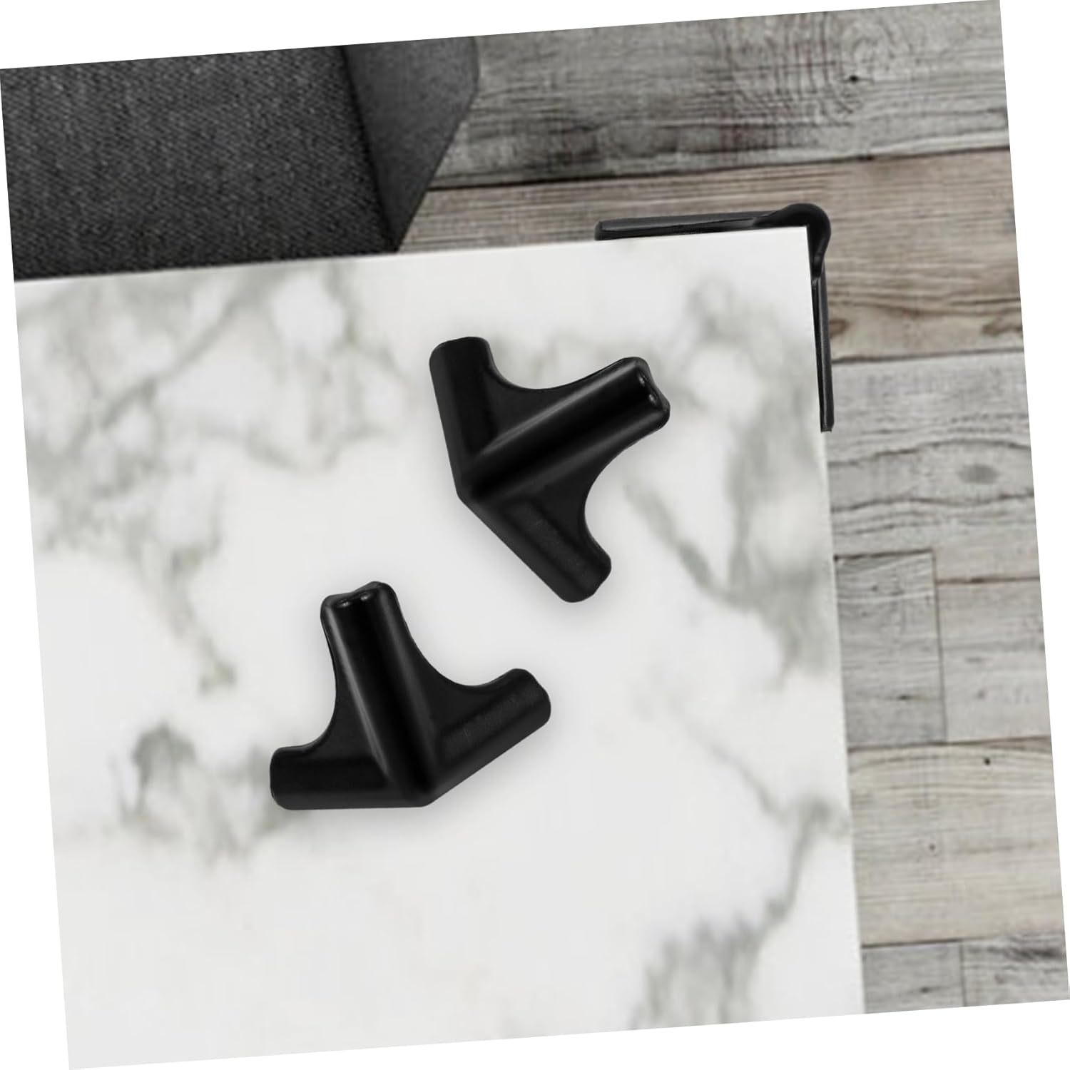 

HEMOTON 4 шт. Защита углов от детей Мягкий силиконовый протектор для мебели для краев столов Углы Эластичный бампер для безопасности Легкая установка для дерева