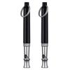 2Pcs Dog Training Whistle Ultrasonic Lightweight Sound Adjustable Portable Dog Whistle with Lanyard and Metal Ring