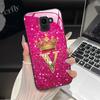 For Samsung Galaxy J6 2018 Case Fashion Letter Hard Tempered Glass Back Cover For Samsung J6 Plus J8 2018 Shockproof Phone Shell