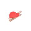 20 mini pinzas de madera con forma de corazón para fotos, decoración de bodas y habitaciones