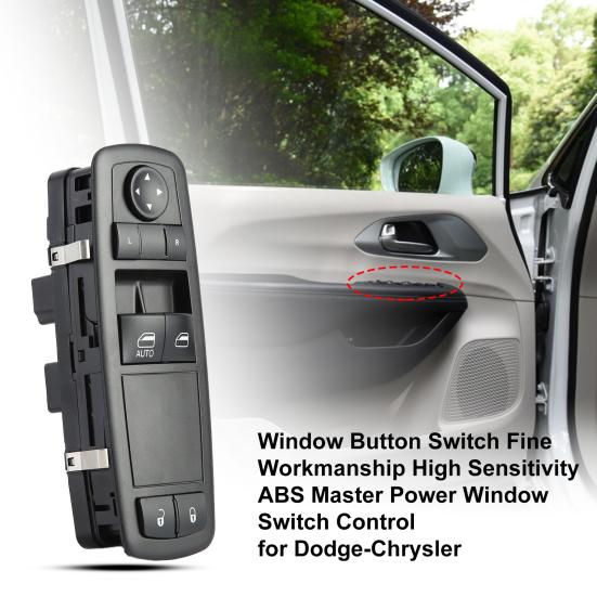 

Window Button Switch Fine Workmanship High Sensitivity ABS Master Power Window