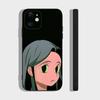 A-AOKIZY Animation Art Phone Case For IPhone 17 Air 16 15 14 13 Pro Max 11 12 Black Silicone Cover