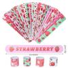 12Pcs Strawberry Sweet Fruit Slap Bracelets for Kids Girl Birthday Party Favors Guests Gift Pinata Fillers Toy Baby Shower