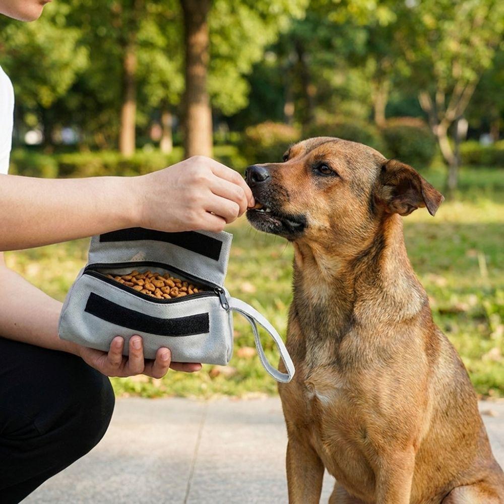 Leak-proof Dog Training Treat Bags Portable Puppy Snack Reward Bag Outdoor Travel