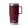 YETI Rambler 20 Travel Mug, Stainless Steel, Vacuum Insulated, with Stronghold Lid, Wildvine Red