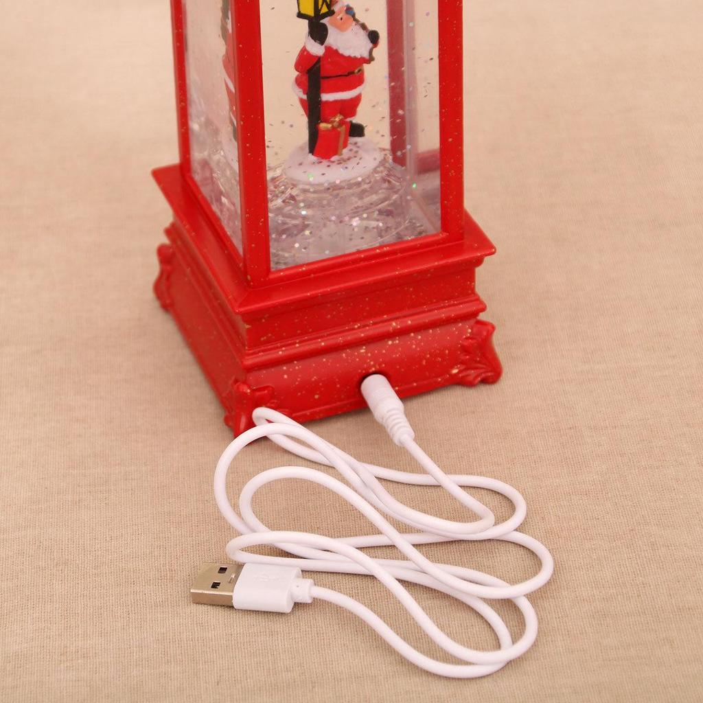 Christmas Musical Rotating Water-Filled Lantern