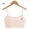 Breathable Strapless Girls' Training Bra - Summer Mesh Vest Style for Middle School Students