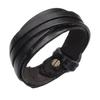 Bracelet Multi-layer Personality Faux Leather Punk Braided Bracelet for Daily Life
