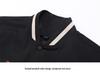 Men's Fleece-Lined Streetwear Baseball Jacket - Plus Size, Spring/Autumn Casual Trend