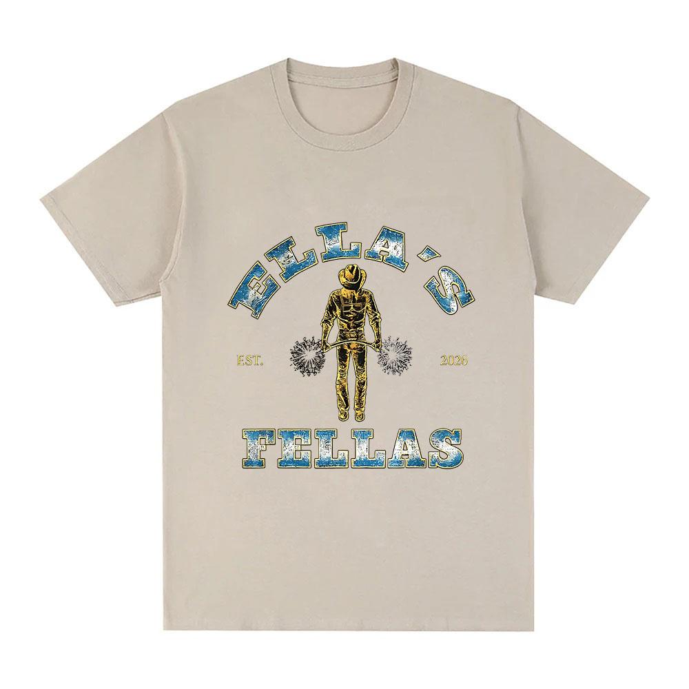 Ella Langley Graphic Print Tshirt 100 Cotton Tees Hip Hop Streetwear Women and Unisex Casual Fashion Round Neck Adult Tops Summer