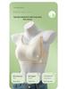 Women's Ultra-Thin Wire-Free Bandeau Bra - Rabbit Ear Cup, Anti-Exposure, Seamless Design for Minimized Appearance