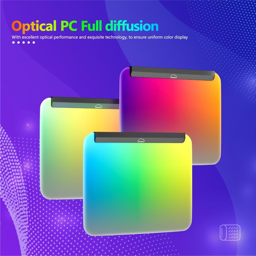 Gaming Mouse Mat  Fully Illuminated RGB Gaming Mouse Pad LED Panel lights Night Light Chasing Light USB For Mouse and Keyboard