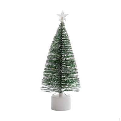 Mini Christmas Tree with Light, Artificial for Table Indoor Party Holiday
