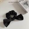 "Korean Satin Bow Headband - Elegant French-Inspired Hair Accessory"