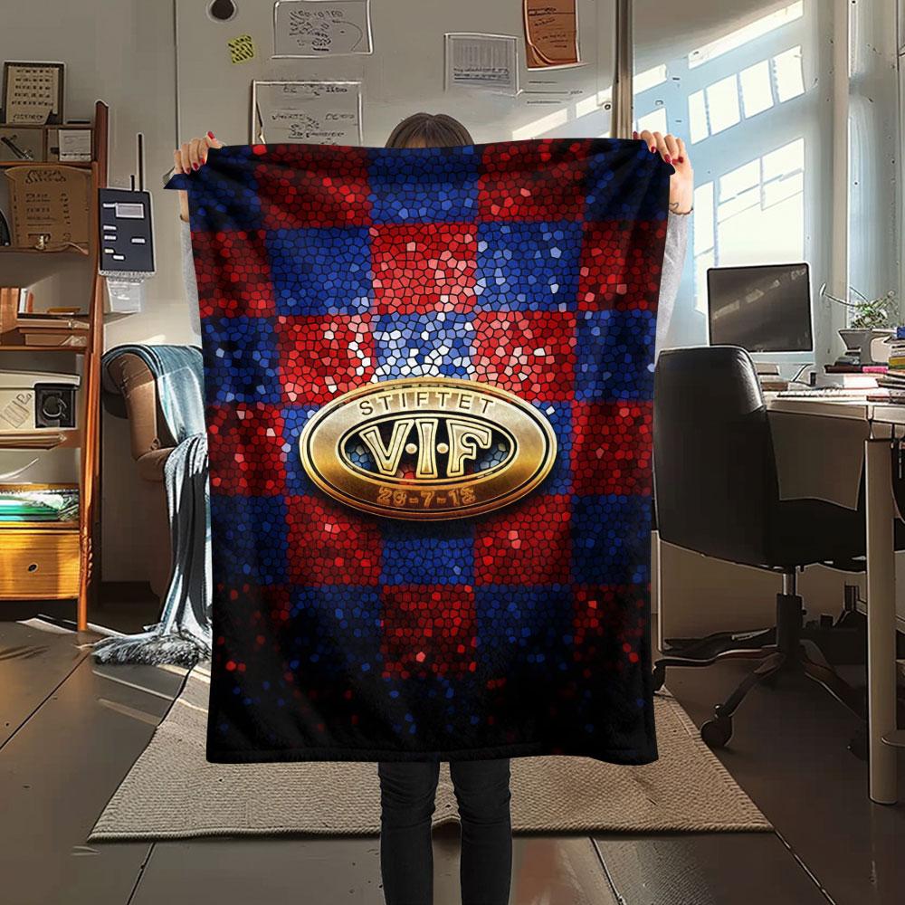 Vålerenga FlAannel Blanket, High quality Comfortable for All Seasons, Home Decor, Warmth and Comfort