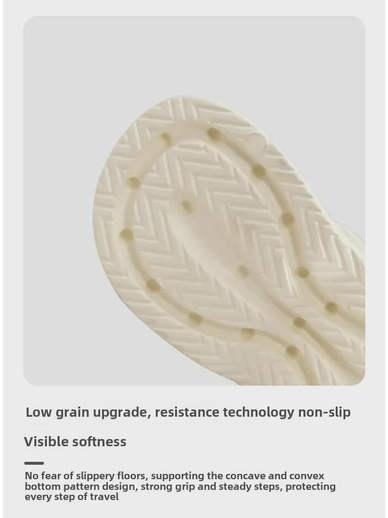 Papuci de vară cu platformă EVA pentru femei – Cu bandă dublă, Sandale versatile pentru plajă