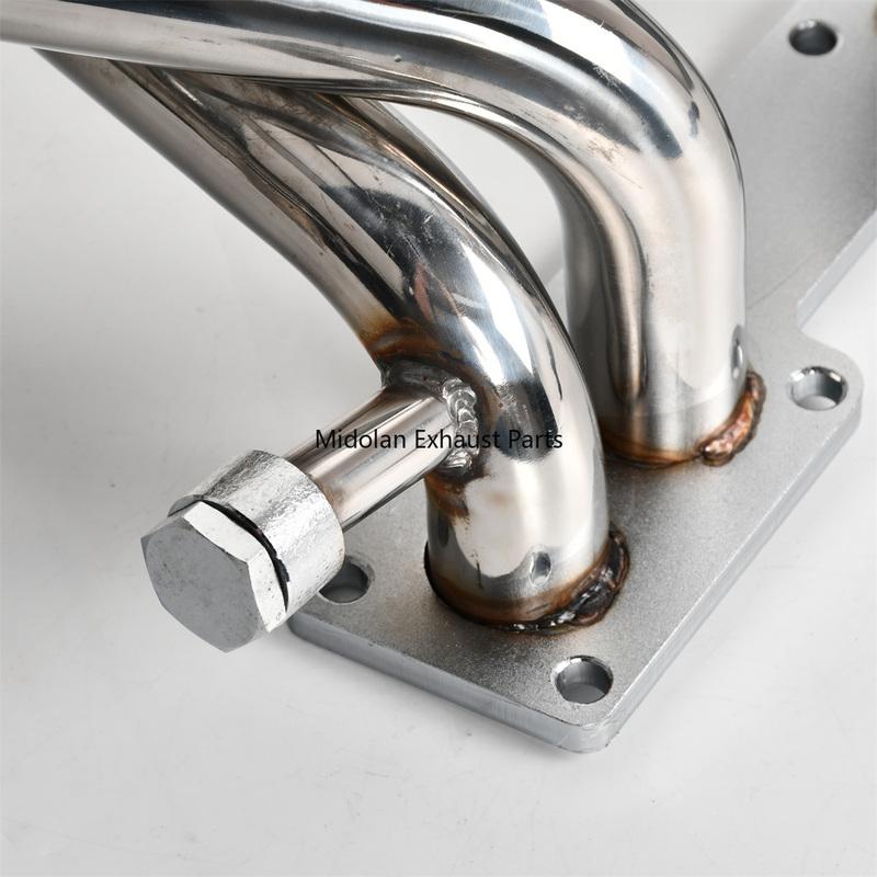 Long Tube Exhaust Headers Manifolds For 1989 1990 Nissan 240SX 2.4L