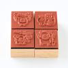 Taiyo Tomar Monster Evaluation Rubber Stamps Appreciate Your Ganbare (4 Stamps) - Passing! - (RT-ic4mon-S01)
