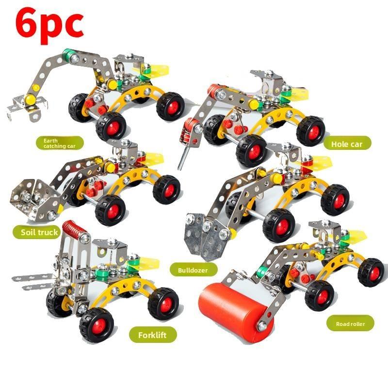 Childrens Diy Metal Assembly Kit With Offroad Motorcycle Model For Educational Play