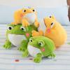 Plüschfrosch Kissen Kinderschlafspielzeug Mit PP-Baumwollfüllung Für Kinder Komfort
