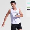 Summer Men's Gym Tank Top Fitness Training Clothing Quick-drying Loose Bodybuilding Sleeveless Shirt Men Fashion Basketball Running Vest