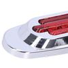 Pair 16LEDs Taillight Electroplated Trim Side Marker Auto External Lamps for 12VCelsius24V Car Truck Pickup