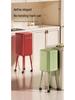 Pattumiera Premium ad Altezza per Casa e Aree Living - Grande Capacità, Design Elegante, Non Richiede Piegarsi, con Coperchio