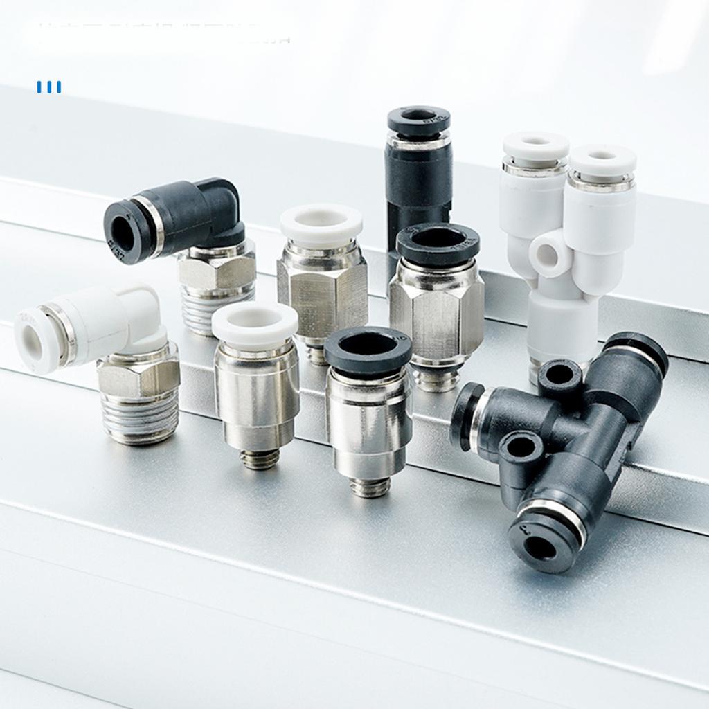 Space Efficient Miniature Pneumatic Connectors Air Fitting Suitable For Small Machinery Reliable Air System Maintenance
