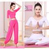 Women's Yoga & Dance Modal Pants Set with Chest Pad