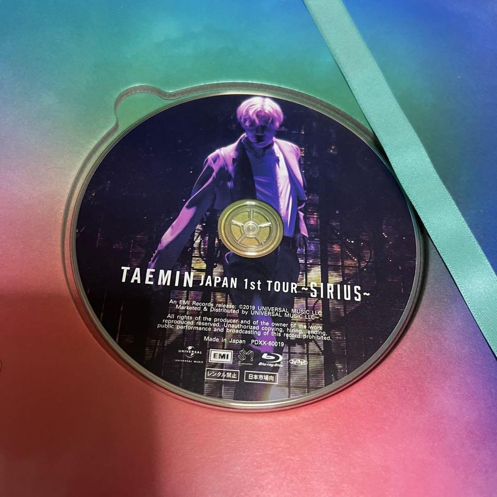 [USED] SHINee Taemin SIRIUS Live DVD Fan Club Limited Edition