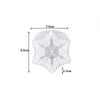 Snowflake Pattern Multipurpose Resin Mold Jewelry Making Tool for Pendant Casting Silicone Mould DIY Crafts Christmas Ornaments