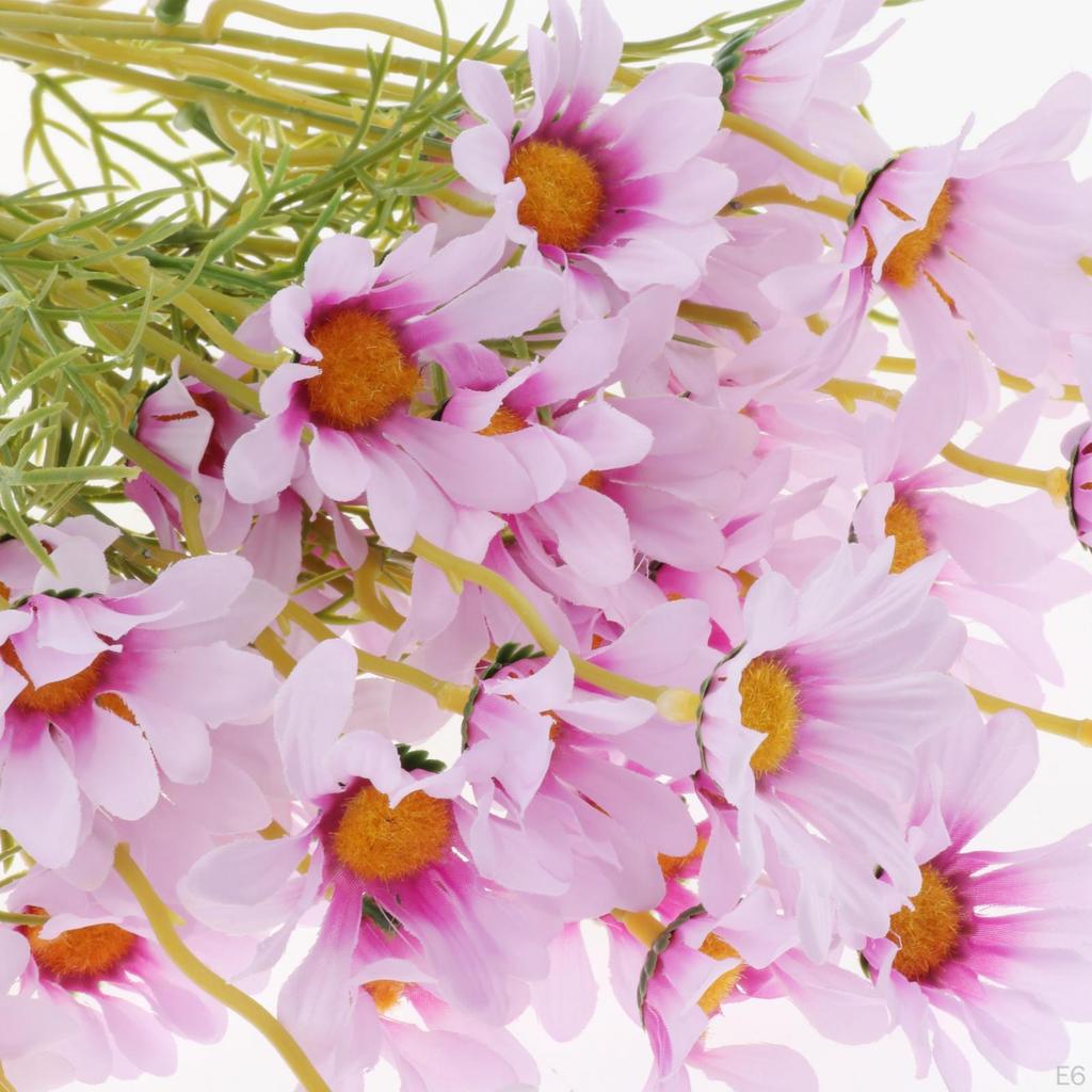 10 Branches Flowers Silk Daisy Bouquet