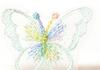 5CM Width 100Pieces/Pack Colorful Embroidery Butterfly DIY Garment Wedding Dress Hair Accessories Sewing Material for Hairgrips