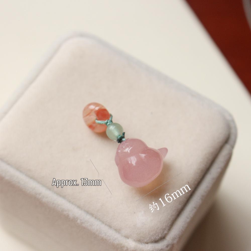 Southern Red Hetian Jade Pendant Beads Bracelet Necklace Accessories