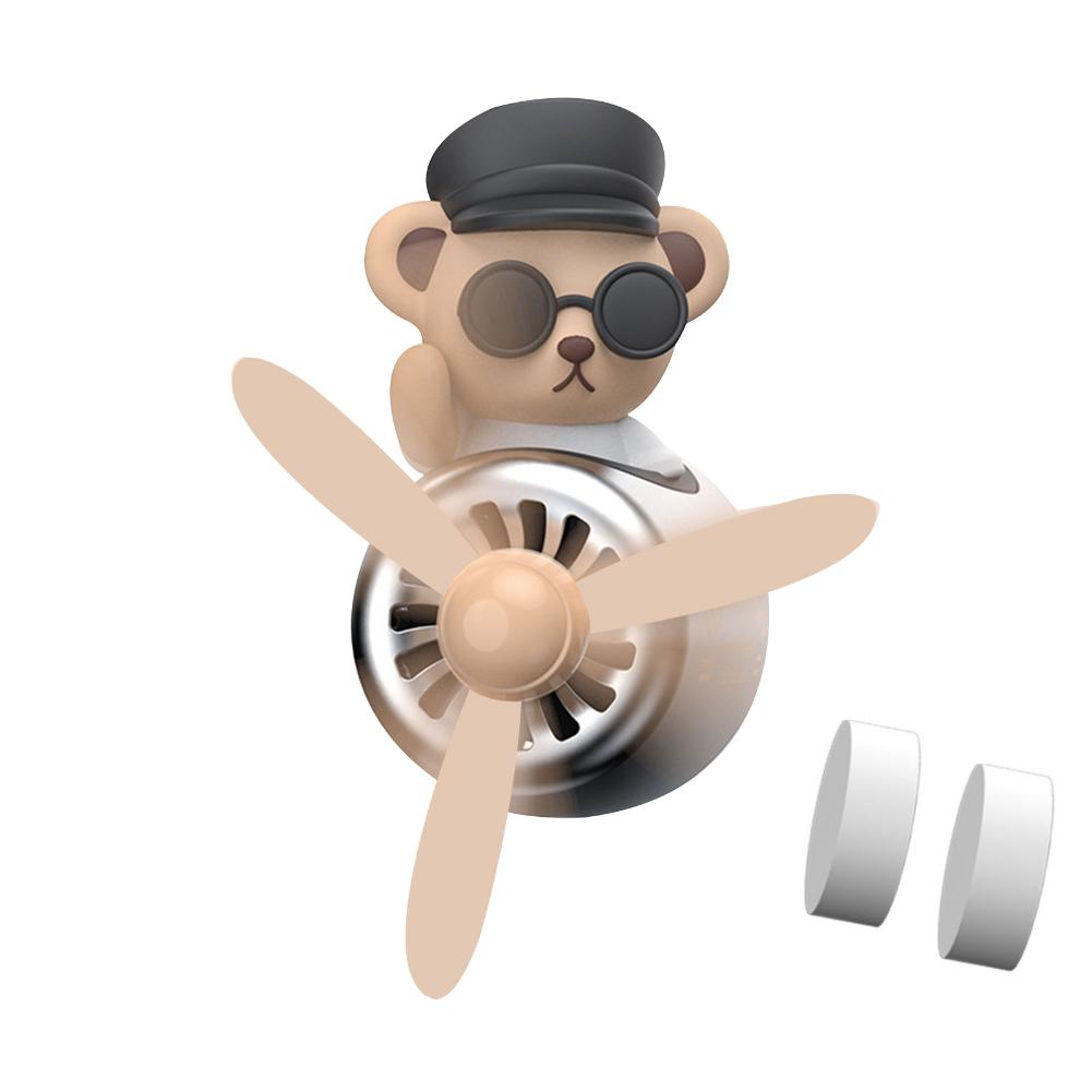 Koupit Silicone Car Air Freshener Cartoon Bear Pilot Modeling