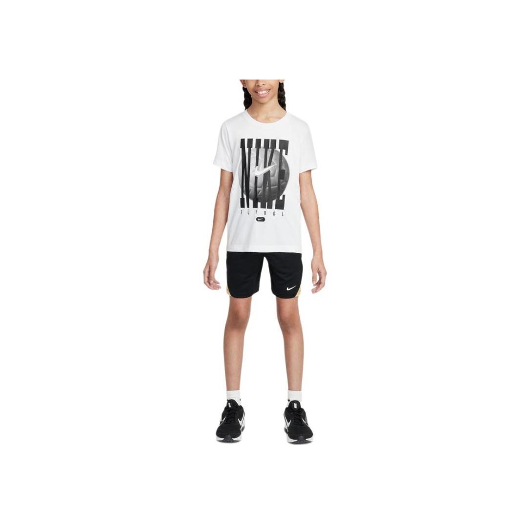 

Nike Dri-Fit T-Shirt Quick Dry Training Knit Lightweight Short Sleeve Kids Tops White HQ3257-100 XS