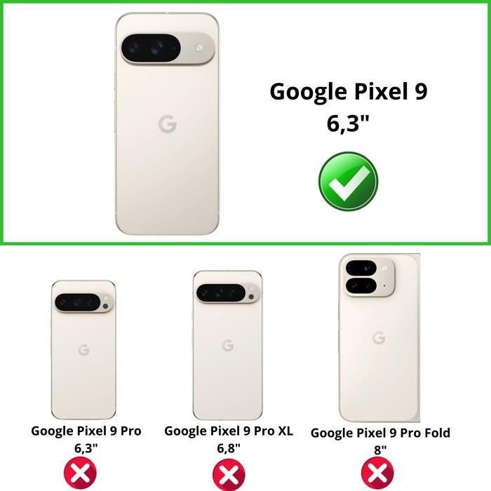 Protection Caméra - Phonillico® - Google Pixel 9 - Lot de 2 - Verre Trempé - Résistant aux rayures
