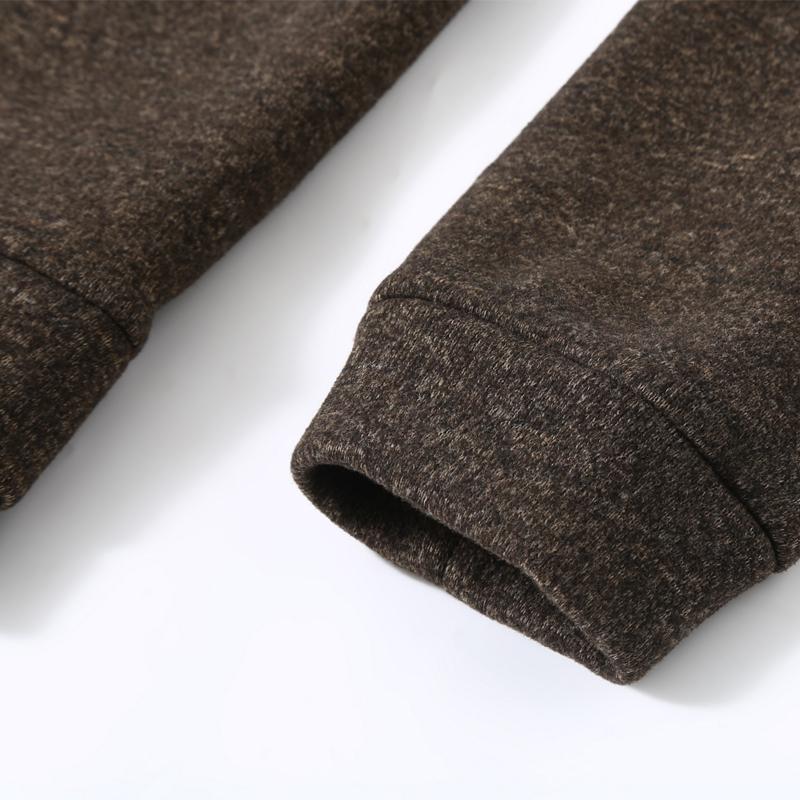 Men's Plus Size Fleece Sweatshirt Fake Two Piece Warm Long Sleeve Pullover for Big Guys