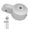 Flag Poles Outdoor Large Flag Pole Chess Hat Metal Pulley Truck Replacement Tool for 2-2.6inch Diameter Poles Outdoor