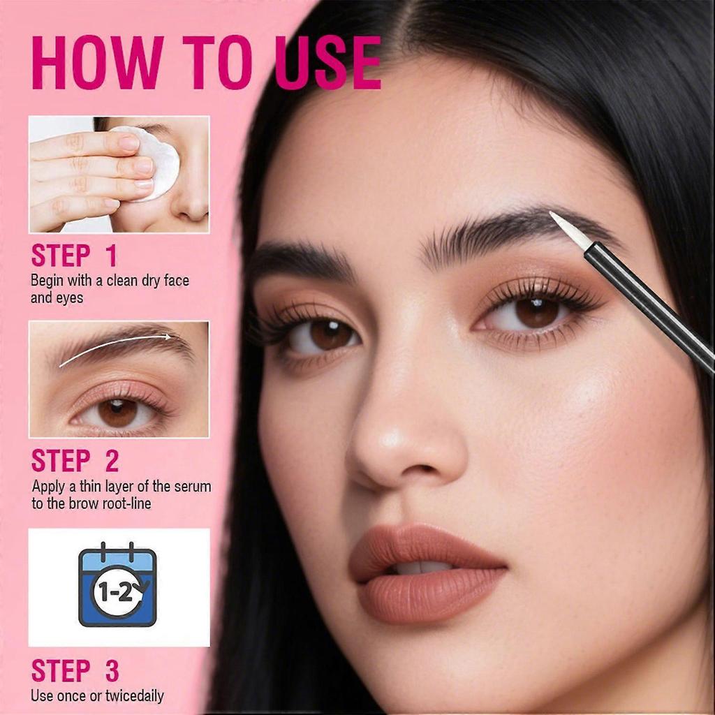 3.5ml Eyelash Growth Serum  Lash Enhancer for Longer, Fuller & Thicker Lashes- Paraben-free - Nourishing & Volumizing Formula
