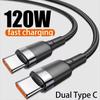 111W Cable Fast Charge High Quality Type C TO C Data Cord PD Super Quick Charging Cable For iPhone Xiaomi Pro Max Samsung Cable