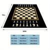 Chess Board Printed Blanket: Soft and Comfortable for Office, Picnic, or Casual Sleep - 70.87inch+ Longest Side, 2.16m²+ Area, P