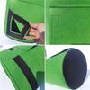 Sweet Potato Potato Planting Bag Green Thickened Felt Plant Planting Bucket Non-woven Flower Pot With Window