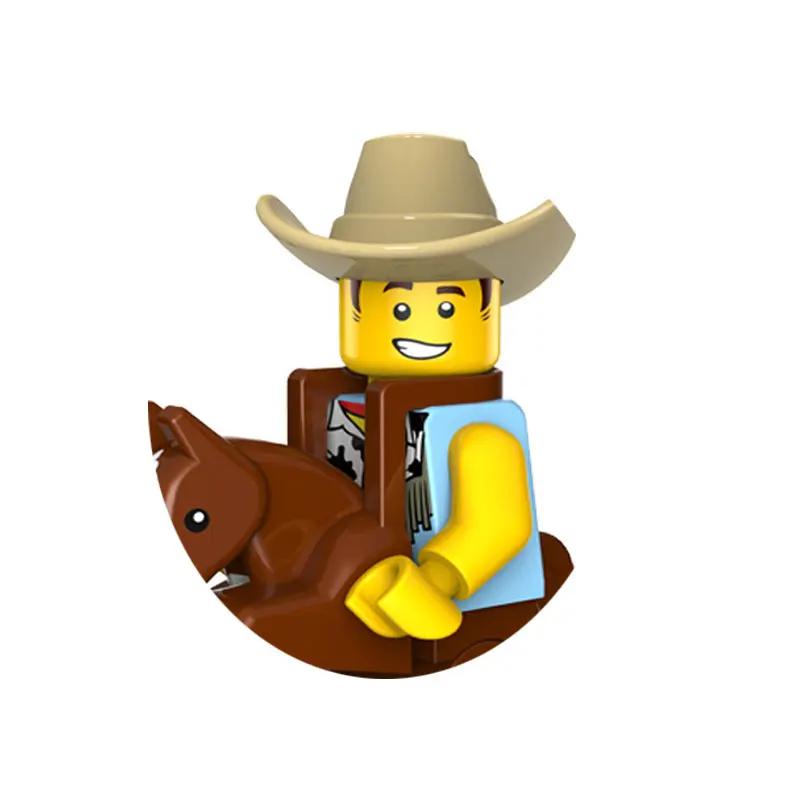 PG8141 Anime Cartoon Doll Building Blocks Kawaii Banana Man Shark Educational Toys Children's Home Gift Constructor Adventure