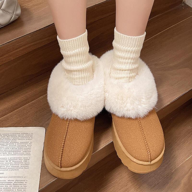 

Mao Mao slippers women wear autumn and winter thick-soled bag head half slippers outdoor home cotton shoes warm, non-slip and wear-resistant 40 жёлтый